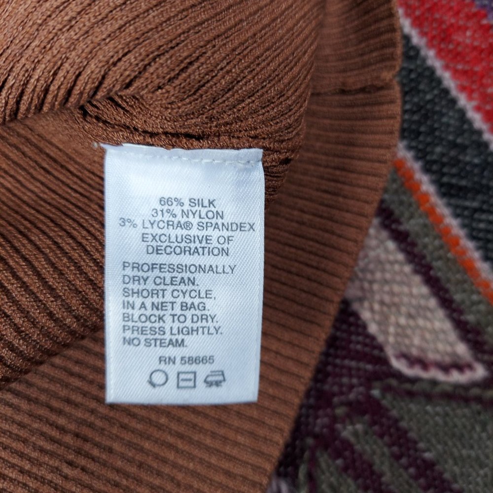 CE by Classiques Entier Silk Blend Cardigan Small - Picture 6 of 9